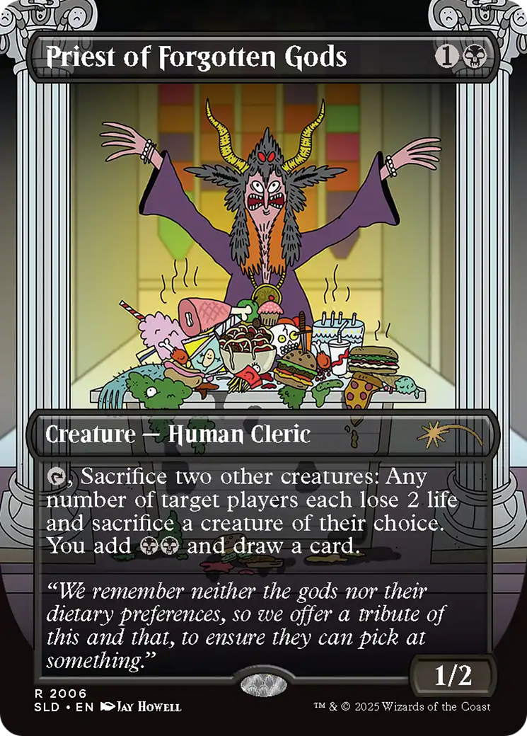 Priest of Forgotten Gods (Rainbow Foil) [Secret Lair Drop Series] | Fandemonia Ltd