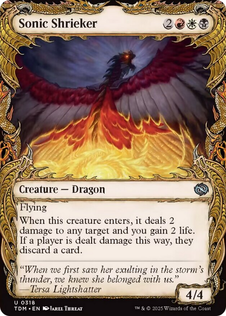 Sonic Shrieker (Showcase) [Tarkir: Dragonstorm] | Fandemonia Ltd