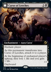 Curse of Leeches // Leeching Lurker (Extended Art) [Innistrad: Midnight Hunt] | Fandemonia Ltd