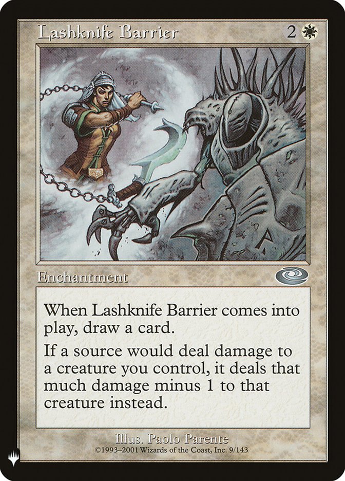 Lashknife Barrier [Mystery Booster] | Fandemonia Ltd