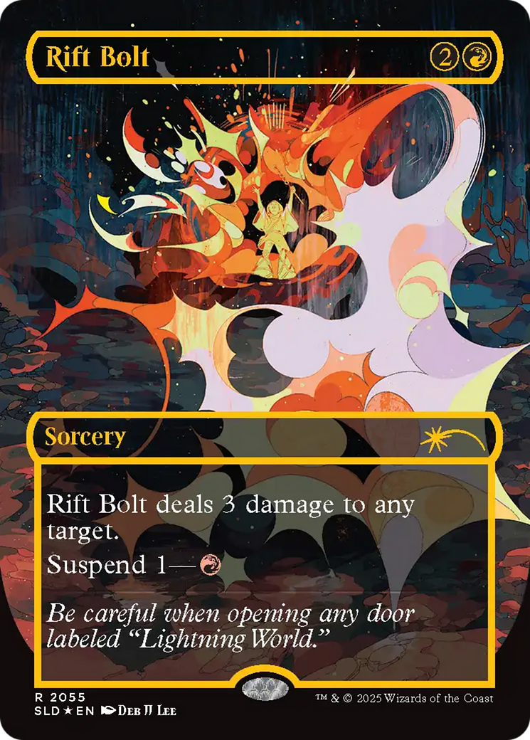 Rift Bolt (2055) (Raised Foil) [Secret Lair Drop Series] | Fandemonia Ltd