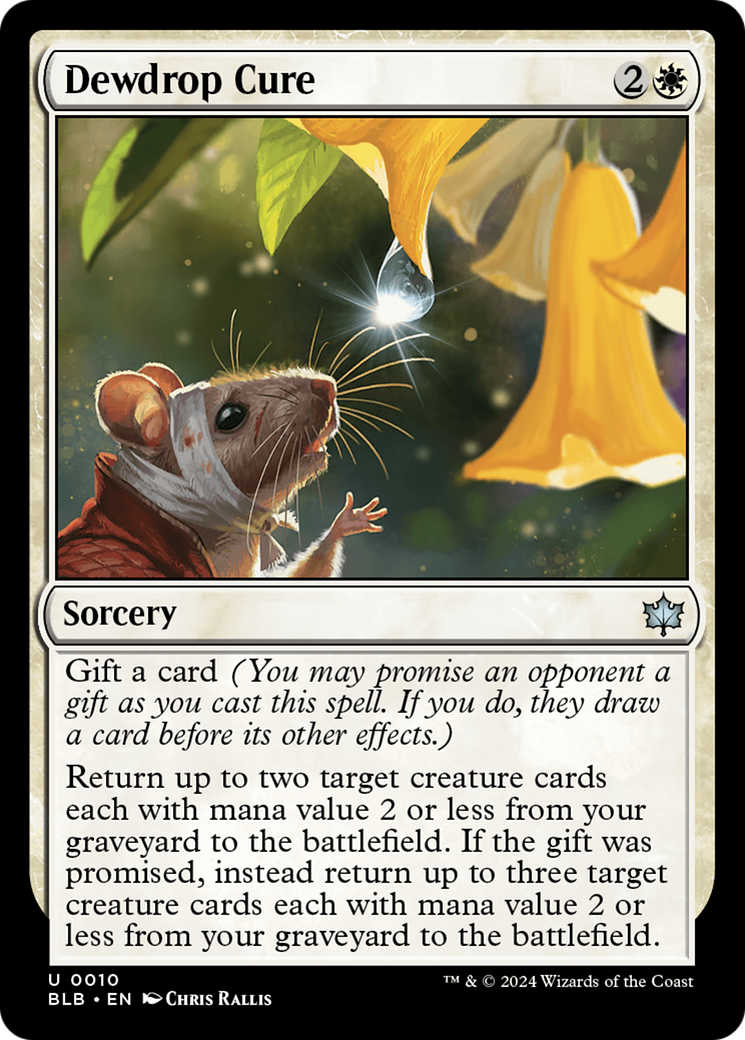 Dewdrop Cure [Bloomburrow] | Fandemonia Ltd