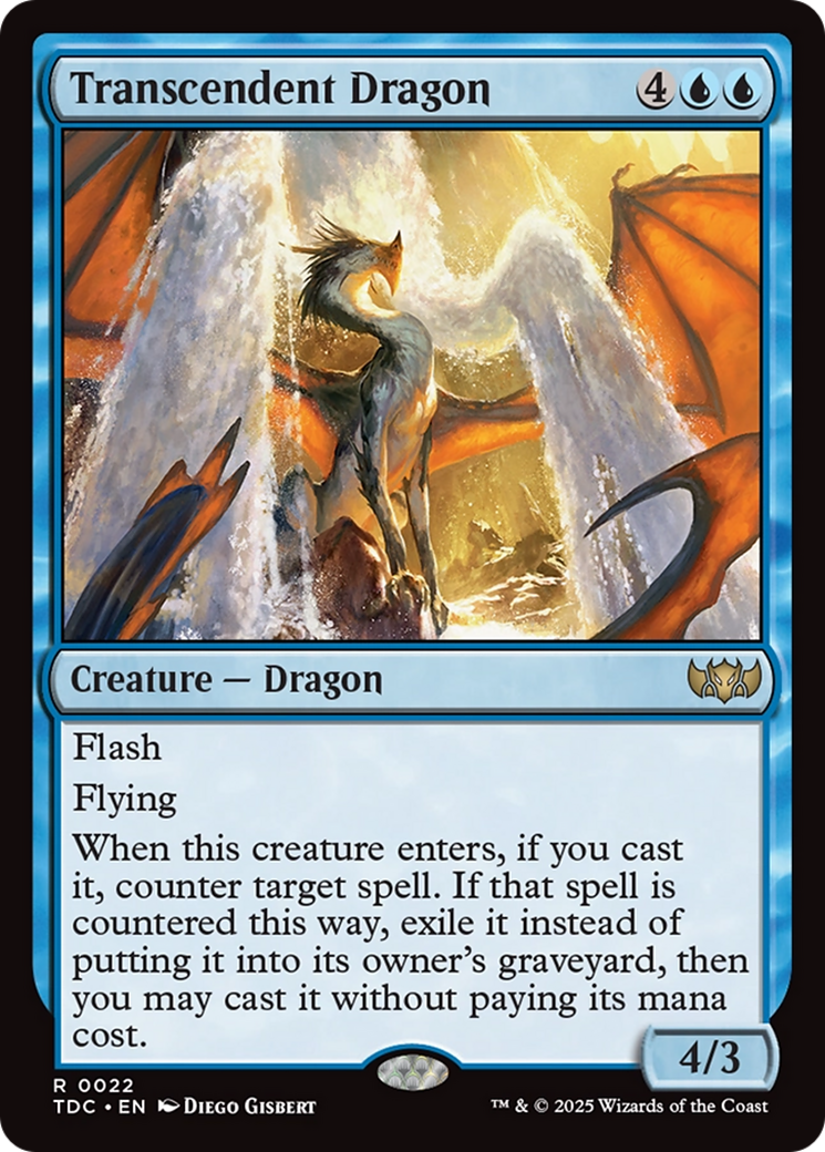 Transcendent Dragon [Tarkir: Dragonstorm Commander] | Fandemonia Ltd