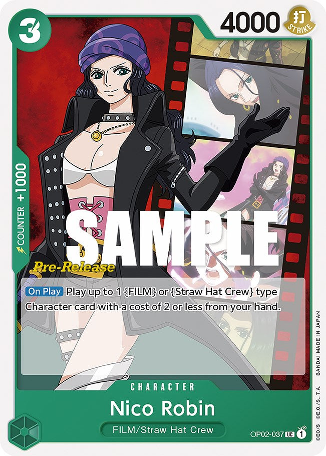 Nico Robin [Paramount War Pre-Release Cards] | Fandemonia Ltd