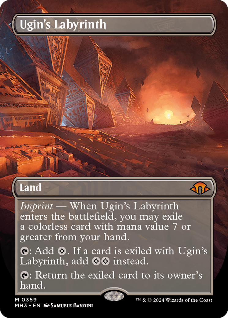 Ugin's Labyrinth (Borderless) [Modern Horizons 3] | Fandemonia Ltd