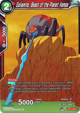 Goliamite, Beast of the Planet Vampa (BT11-020) [Vermilion Bloodline 2nd Edition] | Fandemonia Ltd