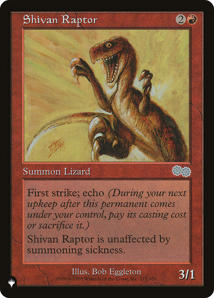 Shivan Raptor [The List] | Fandemonia Ltd