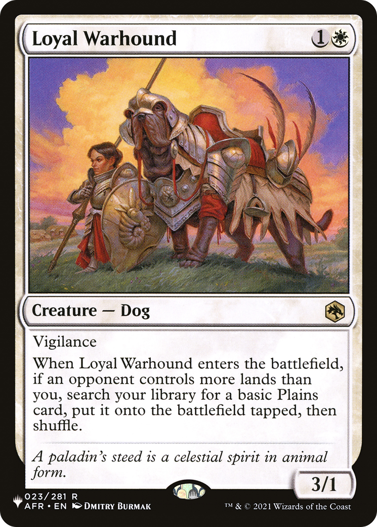 Loyal Warhound [The List] | Fandemonia Ltd