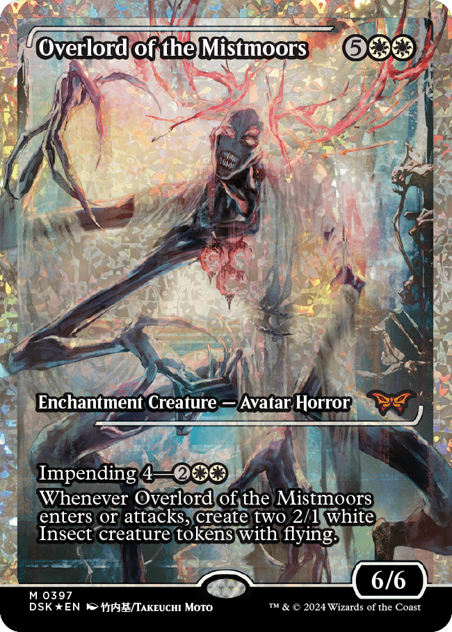 Overlord of the Mistmoors (Japan Showcase Fracture Foil) [Duskmourn: House of Horror] | Fandemonia Ltd