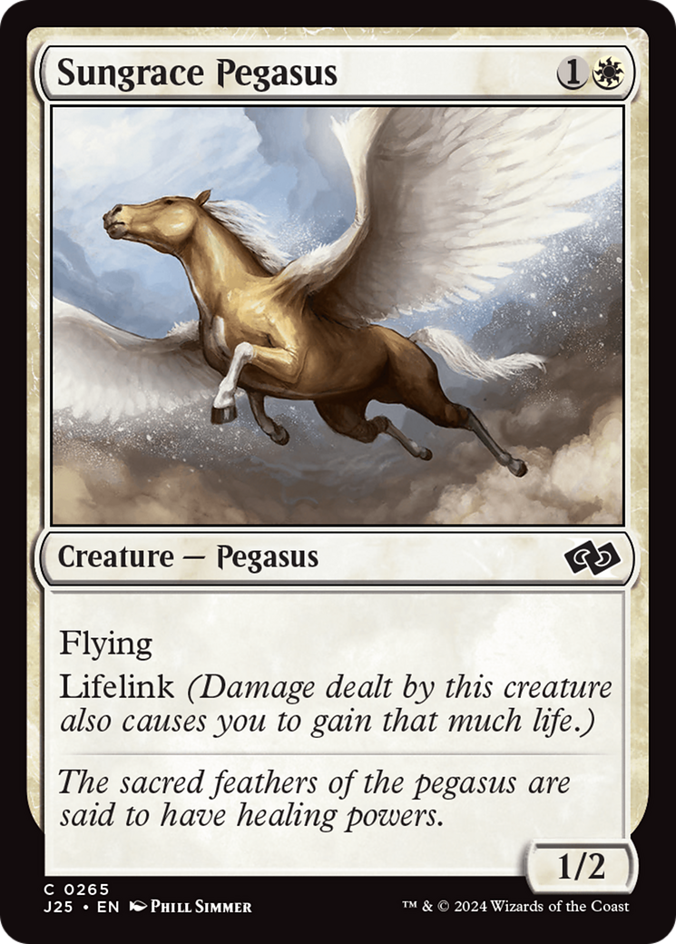 Sungrace Pegasus [Foundations Jumpstart] | Fandemonia Ltd