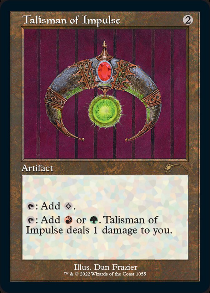 Talisman of Impulse (Foil Etched) [Secret Lair Drop Series] | Fandemonia Ltd