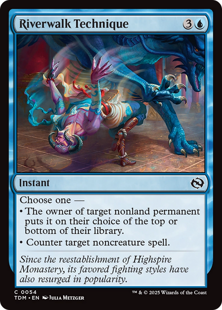 Riverwalk Technique [Tarkir: Dragonstorm] | Fandemonia Ltd