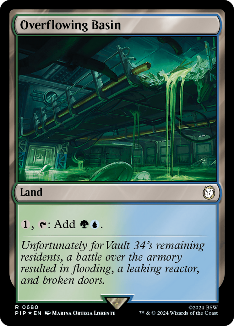 Overflowing Basin (Surge Foil) [Fallout] | Fandemonia Ltd