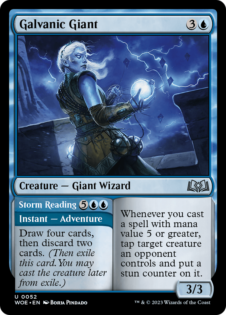 Galvanic Giant // Storm Reading [Wilds of Eldraine] | Fandemonia Ltd