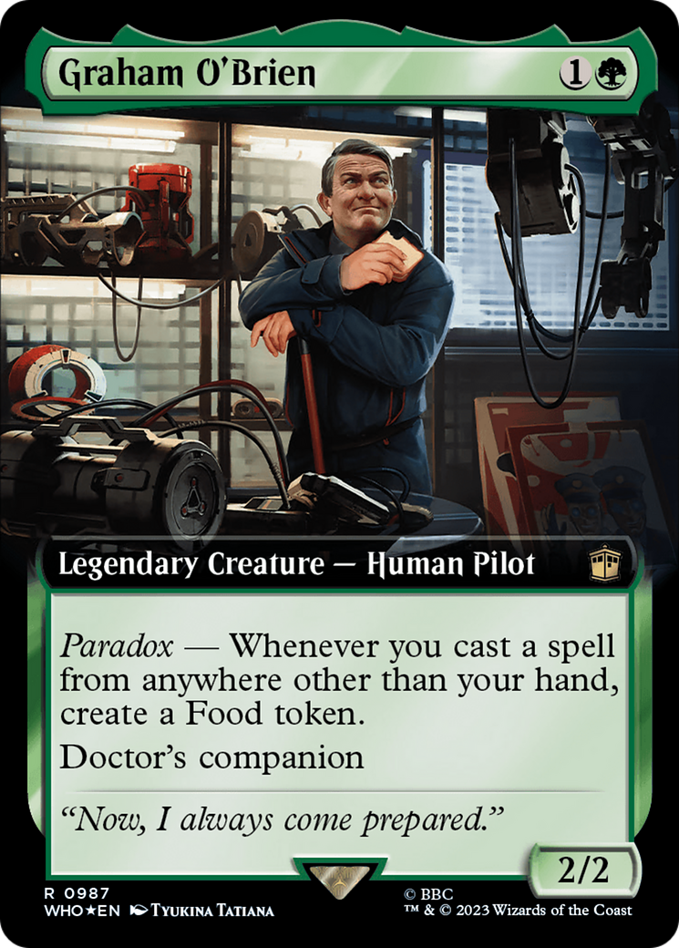 Graham O'Brien (Extended Art) (Surge Foil) [Doctor Who] | Fandemonia Ltd