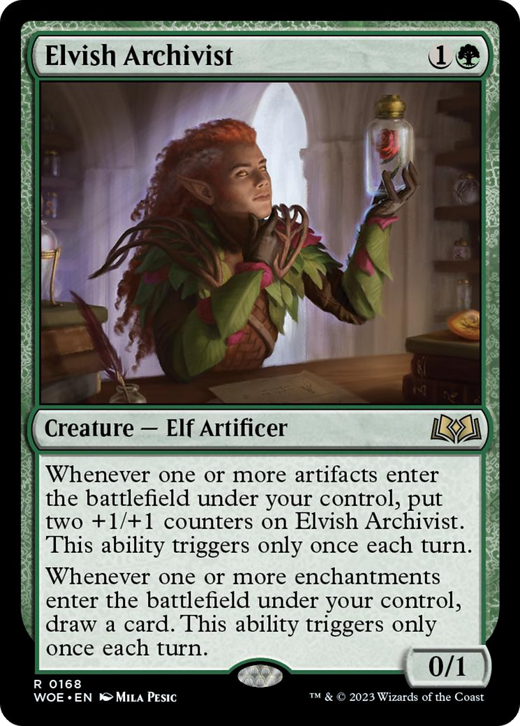 Elvish Archivist [Wilds of Eldraine] | Fandemonia Ltd