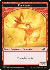 Soldier (004) // Elemental (009) Double-Sided Token [Modern Horizons Tokens] | Fandemonia Ltd