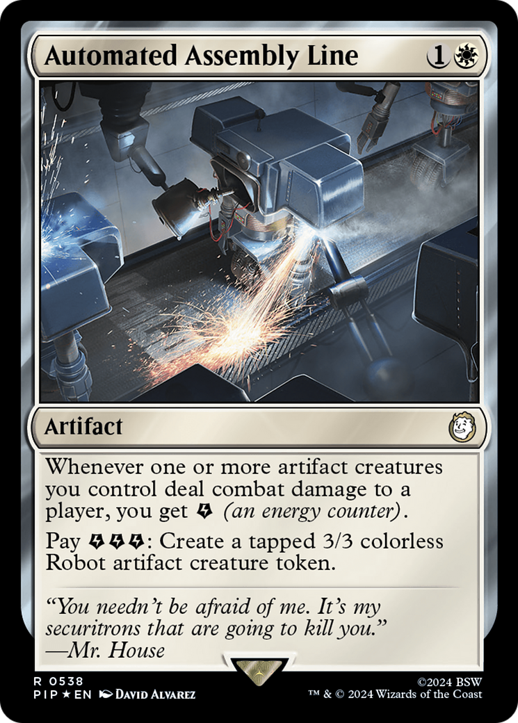 Automated Assembly Line (Surge Foil) [Fallout] | Fandemonia Ltd