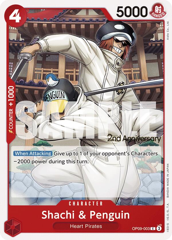 Shachi & Penguin [Emperors in the New World: 2nd Anniversary Tournament Cards] | Fandemonia Ltd