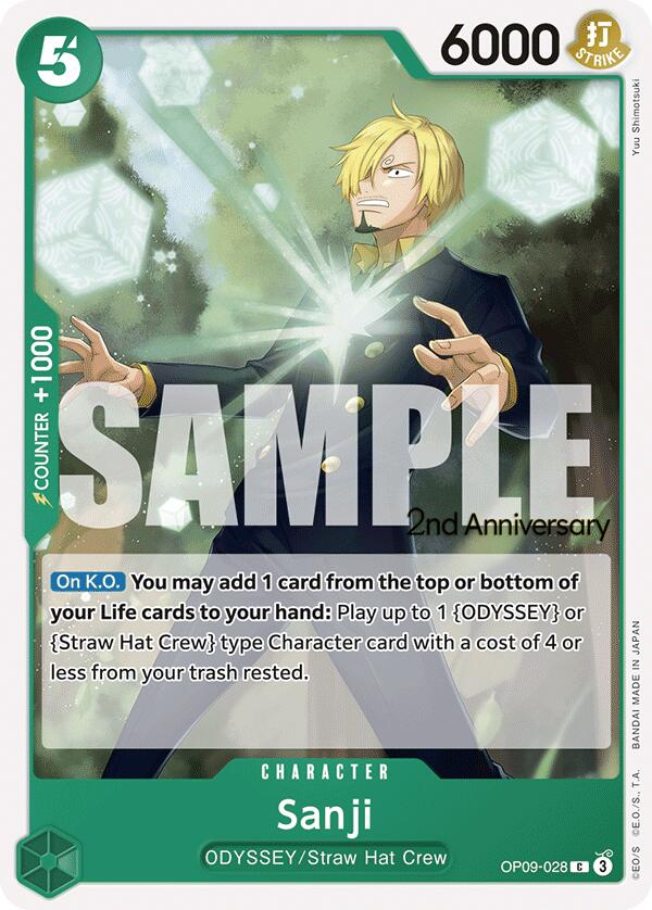 Sanji [Emperors in the New World: 2nd Anniversary Tournament Cards] | Fandemonia Ltd