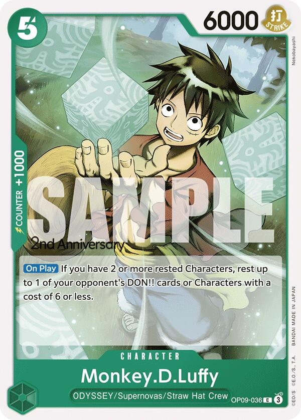Monkey.D.Luffy [Emperors in the New World: 2nd Anniversary Tournament Cards] | Fandemonia Ltd