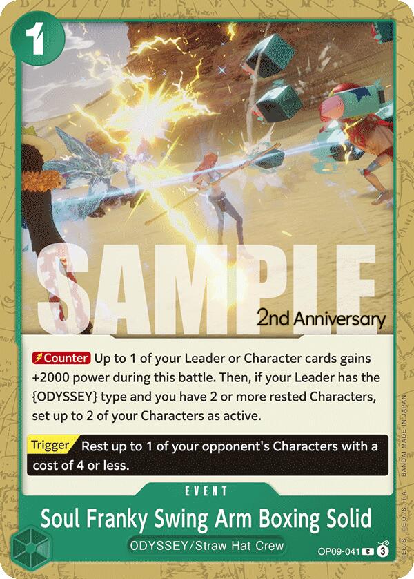 Soul Franky Swing Arm Boxing Solid [Emperors in the New World: 2nd Anniversary Tournament Cards] | Fandemonia Ltd