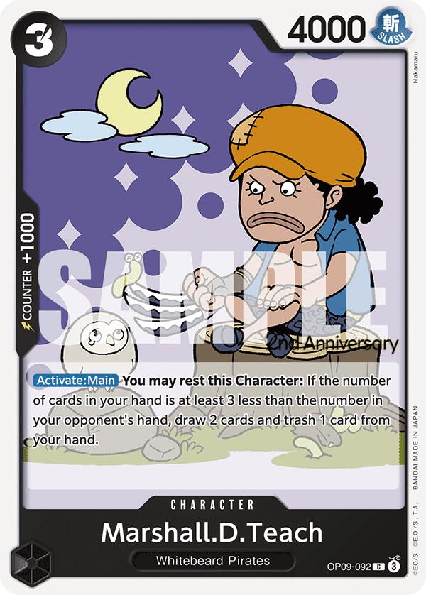 Marshall.D.Teach [Emperors in the New World: 2nd Anniversary Tournament Cards] | Fandemonia Ltd