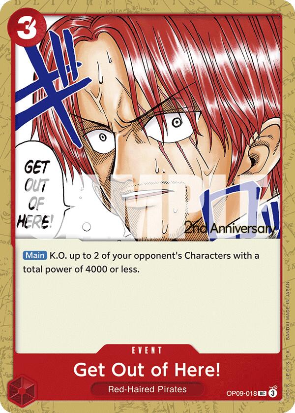 Get Out of Here! [Emperors in the New World: 2nd Anniversary Tournament Cards] | Fandemonia Ltd
