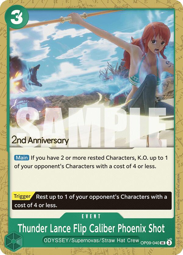Thunder Lance Flip Caliber Phoenix Shot [Emperors in the New World: 2nd Anniversary Tournament Cards] | Fandemonia Ltd