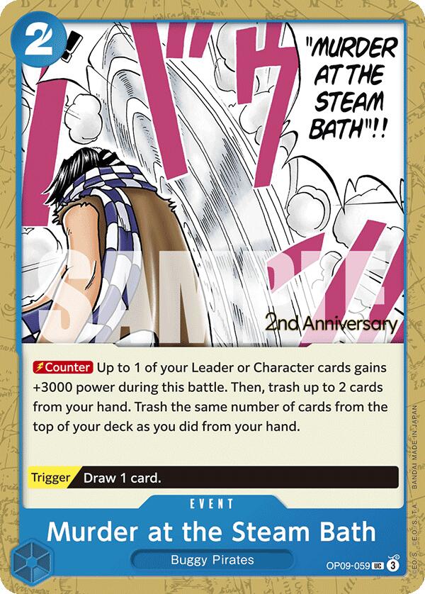 Murder at the Steam Bath [Emperors in the New World: 2nd Anniversary Tournament Cards] | Fandemonia Ltd