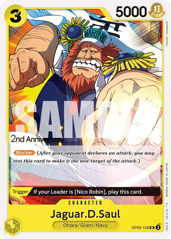 Jaguar.D.Saul [Emperors in the New World: 2nd Anniversary Tournament Cards] | Fandemonia Ltd