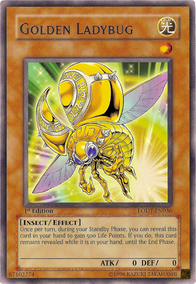 Golden Ladybug [LODT-EN036] Rare | Fandemonia Ltd