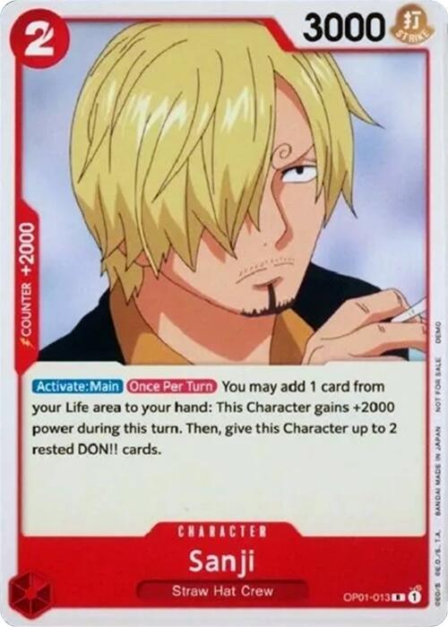 Sanji [One Piece Demo Deck Cards] | Fandemonia Ltd