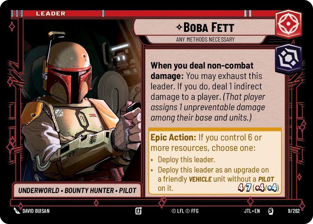 Boba Fett - Any Methods Necessary (009/262) (009/257) [Jump to Lightspeed] | Fandemonia Ltd