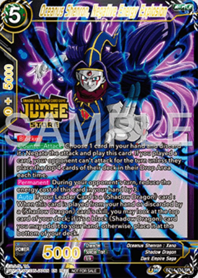 Oceanus Shenron, Negative Energy Explosion (Judge Pack Vol.16) (Store) (BT14-135) [Tournament Promotion Cards] | Fandemonia Ltd