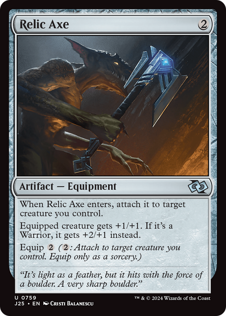 Relic Axe [Foundations Jumpstart] | Fandemonia Ltd