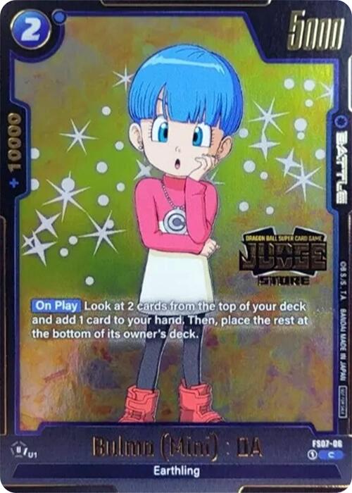 Bulma (Mini) : DA (Judge Pack (Store Judge) 03) [Fusion World Tournament Cards] | Fandemonia Ltd