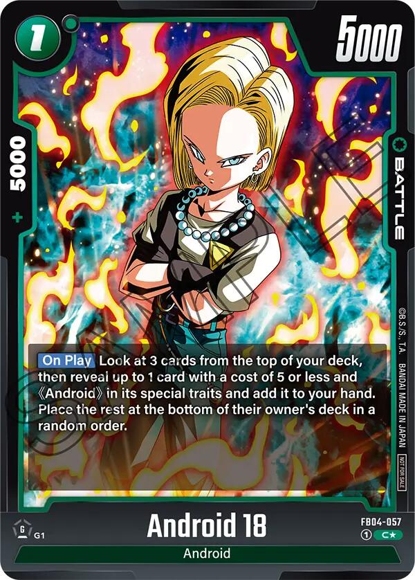 Android 18 (Tournament Pack 05) [Fusion World Tournament Cards] | Fandemonia Ltd