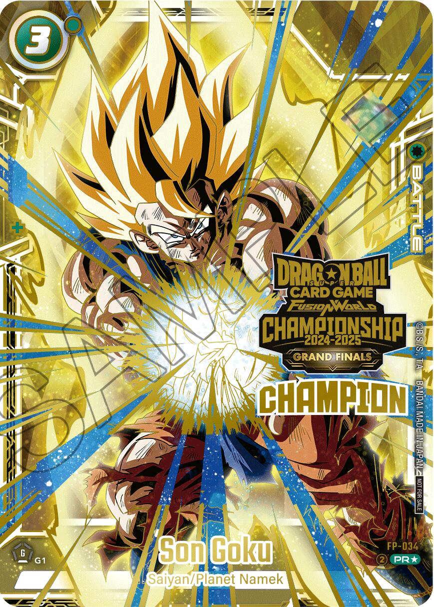 Son Goku (FP-034) (Champion) [Tournament and Championship Promos] | Fandemonia Ltd