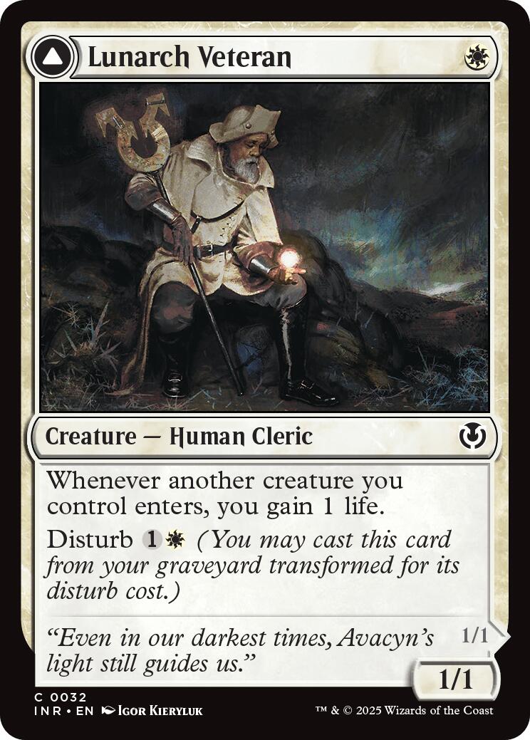 Lunarch Veteran // Luminous Phantom [Innistrad Remastered] | Fandemonia Ltd