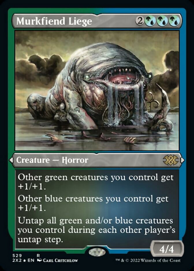 Murkfiend Liege (Foil Etched) [Double Masters 2022] | Fandemonia Ltd