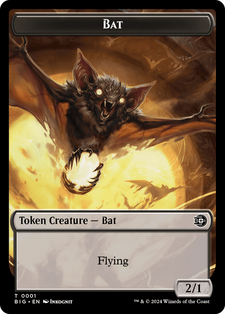 Bat Token [Outlaws of Thunder Junction: The Big Score Tokens] | Fandemonia Ltd