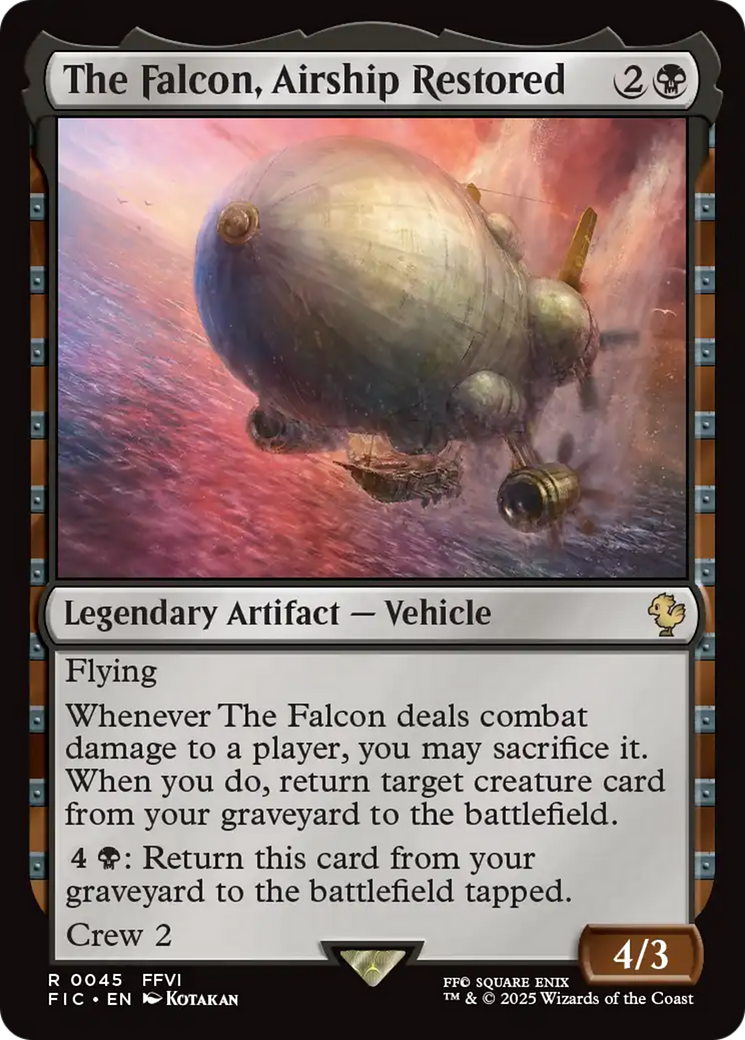 The Falcon, Airship Restored [FINAL FANTASY Commander] | Fandemonia Ltd