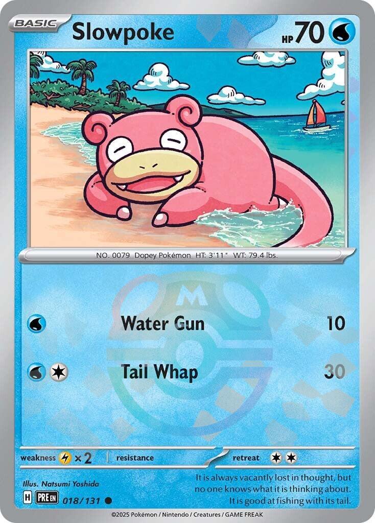 Slowpoke (018/131) (Master Ball Pattern) [Scarlet & Violet: Prismatic Evolutions] | Fandemonia Ltd