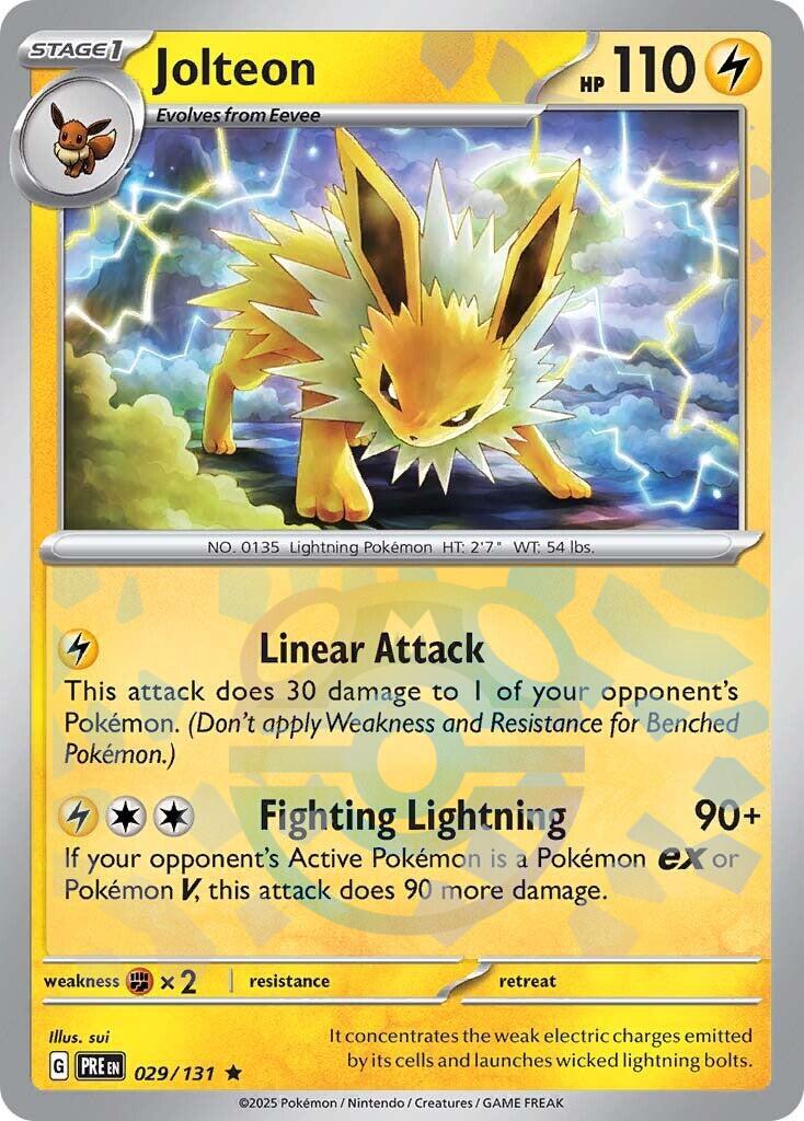 Jolteon (029/131) (Master Ball Pattern) [Scarlet & Violet: Prismatic Evolutions] | Fandemonia Ltd
