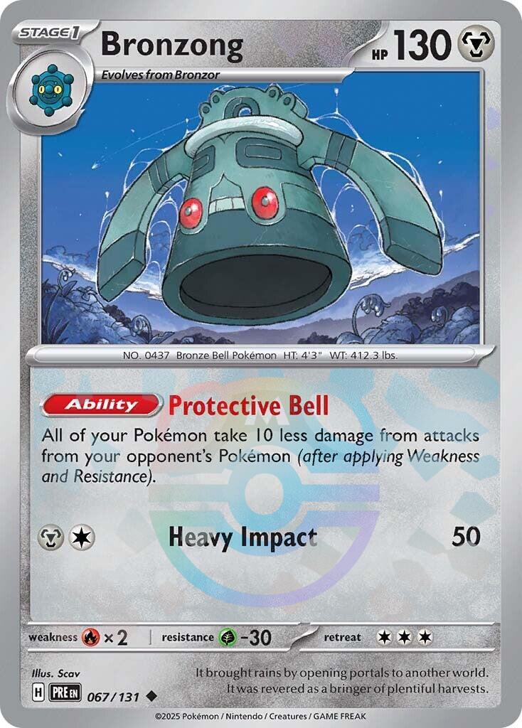 Bronzong (067/131) (Master Ball Pattern) [Scarlet & Violet: Prismatic Evolutions] | Fandemonia Ltd
