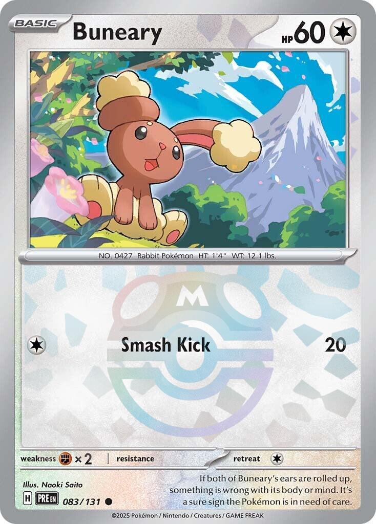 Buneary (083/131) (Master Ball Pattern) [Scarlet & Violet: Prismatic Evolutions] | Fandemonia Ltd