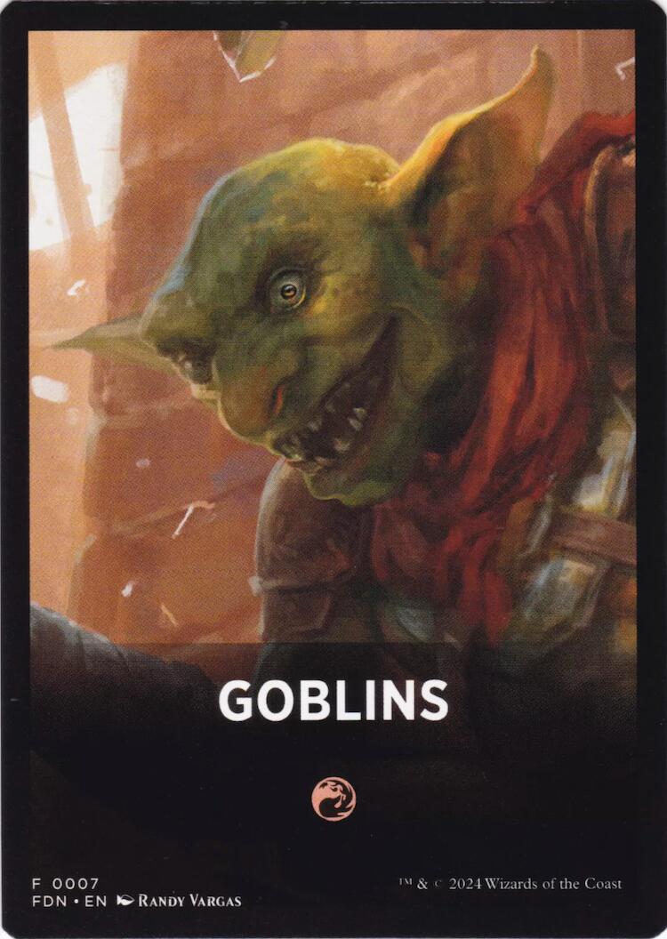Goblins Theme Card [Foundations Tokens] | Fandemonia Ltd