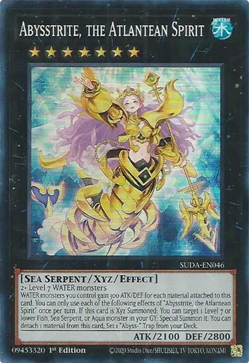 Abysstrite, the Atlantean Spirit [SUDA-EN046] Super Rare | Fandemonia Ltd