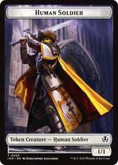 Eldrazi Horror // Human Soldier (0003) Double-Sided Token [Innistrad Remastered Tokens] | Fandemonia Ltd